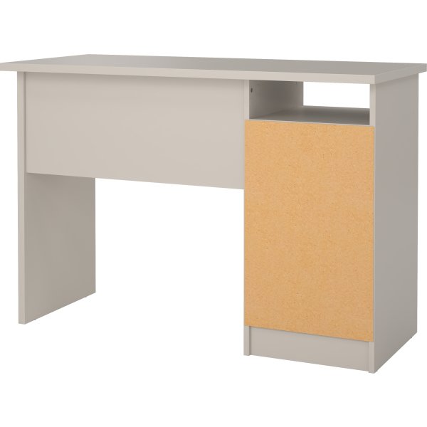 Small Officeline skrivebord 3 skuffer, gråbeige