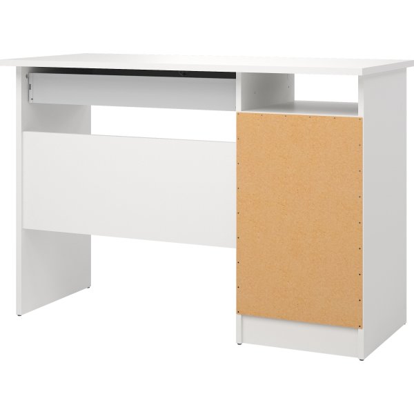 Small Officeline skrivebord 5 skuffer/1 lås, hvid