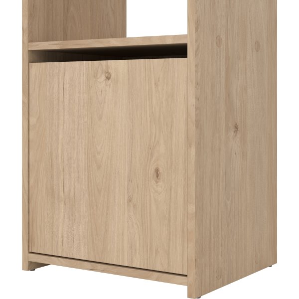 Small Officeline høj bogreol m/2 døre, eg