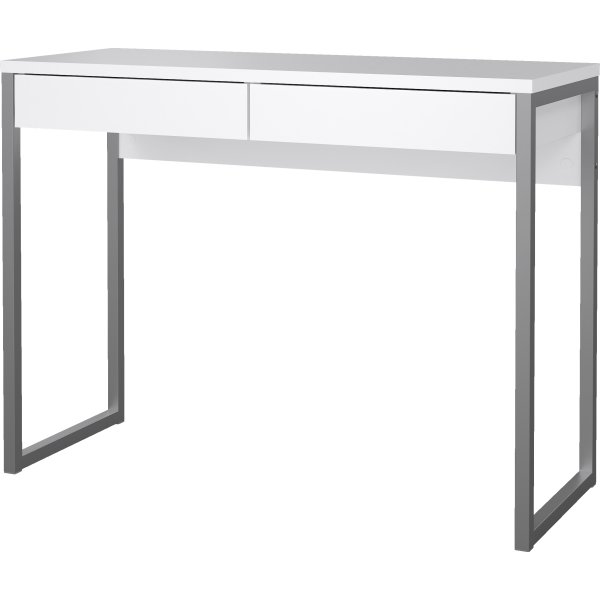 Small Officeline skrivebord 2 skuffer, hvid