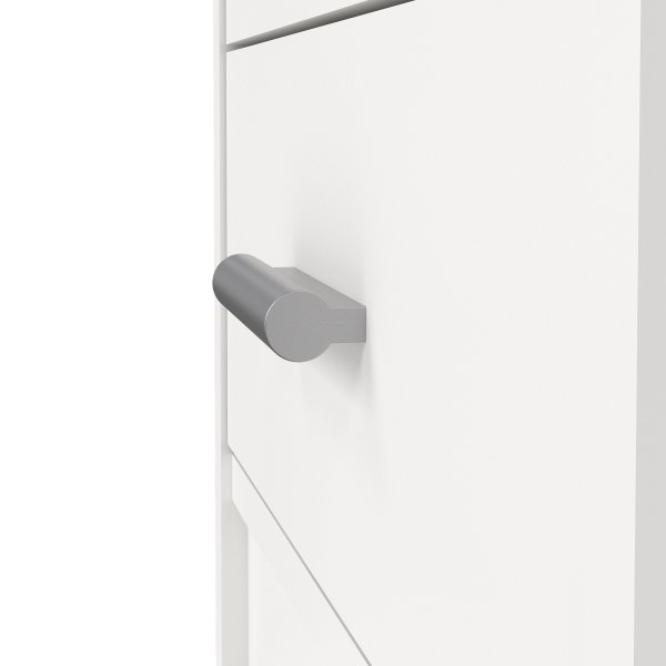 Small Officeline skrivebord 4 skuffer, hvid