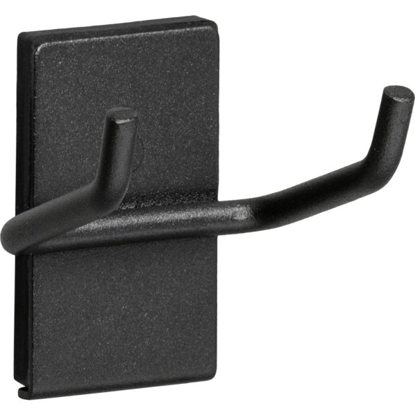 Værktøjskrog vinkel, magnetisk, sort, 2 stk.