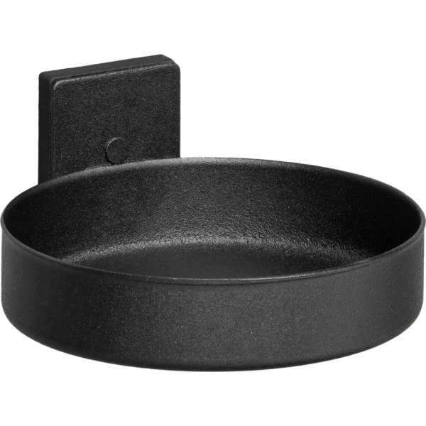 Kopholder til ophæng, magnetisk, sort, 2 stk.