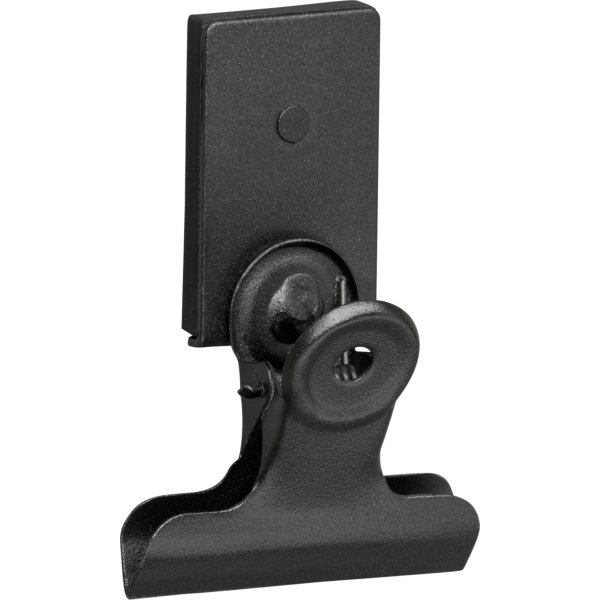 Dokumentclips til ophæng, magnetisk, sort, 2 stk.
