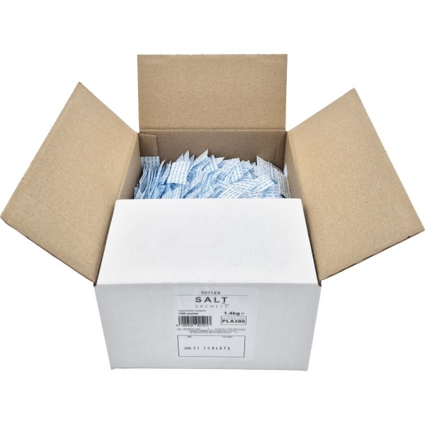 Portionssalt 0,7 g, 2000 breve pr. karton