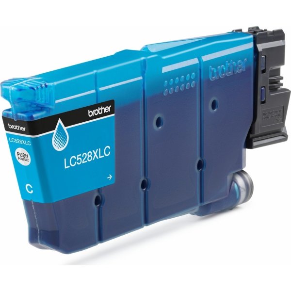 Brother LC528XLC blækpatron, cyan, 10.000 sider