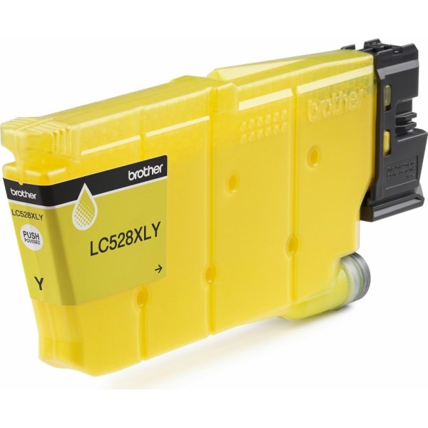 Brother LC528XLY blækpatron, gul, 10.000 sider