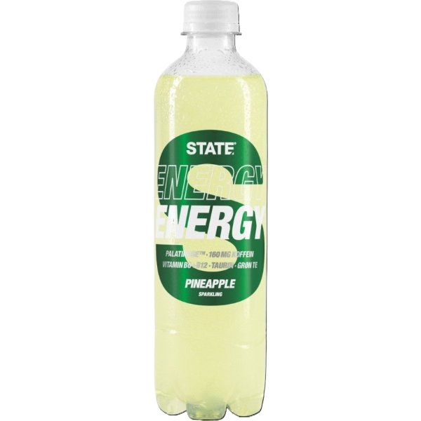 STATE Sparkling energidrik | Pineapple | 0,5 l