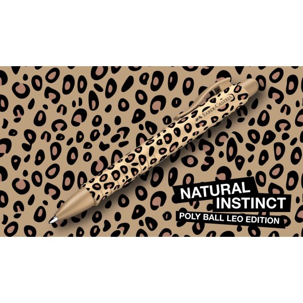 Faber-Castell Poly Leo Kuglepen | XB | Guld