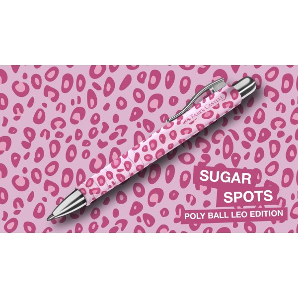Faber-Castell Poly Leo Kuglepen | XB | Pink