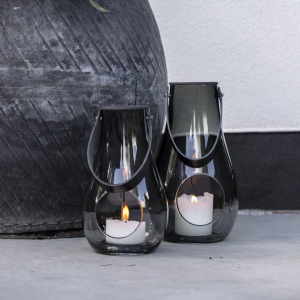 Holmegaard DWL Lanterne H25cm, grå