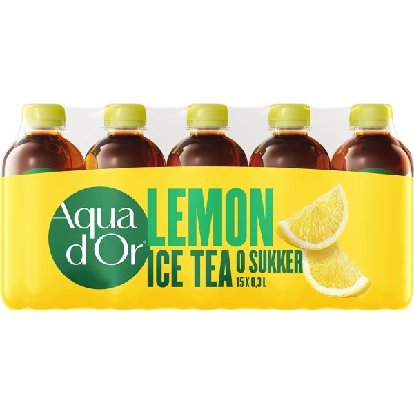 Aqua d'Or Ice Tea Lemon, sukkerfri 0,3 L