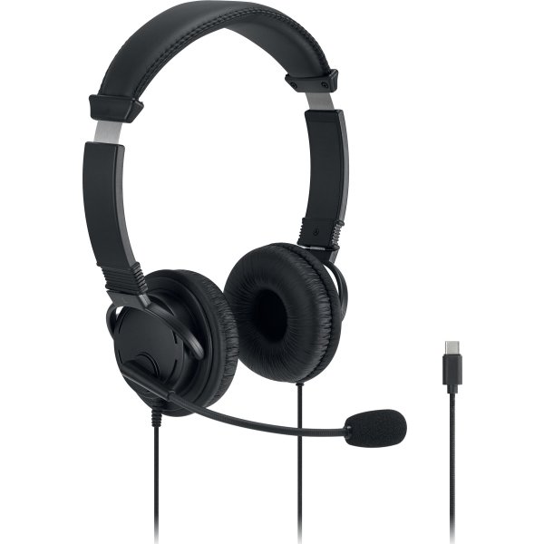 KENSINGTON Headset, Classic -EQ USB-C Mic Vol Ctrl