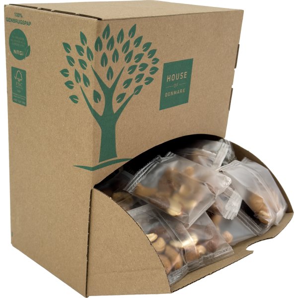 Økologisk Nøddemix, Cashews & Mandler, 50 x 10 g