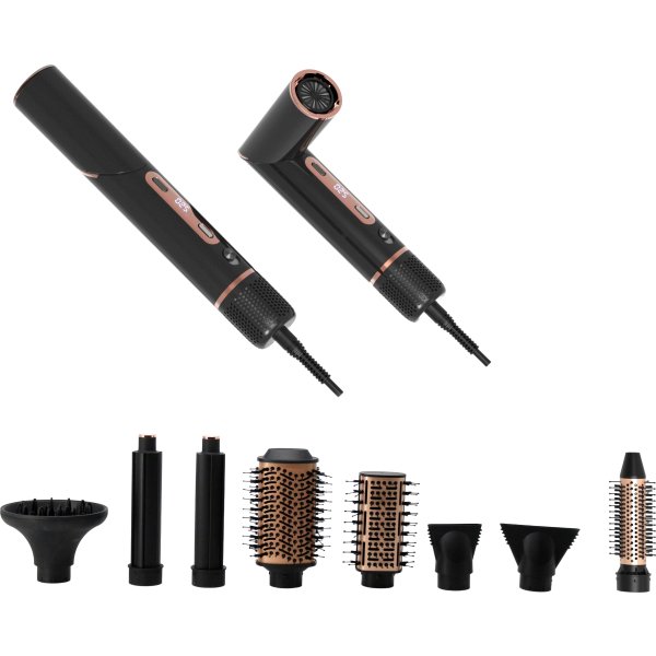 Hâws Beauty Delux Hot Air Styler, 8 hoveder, 1400W