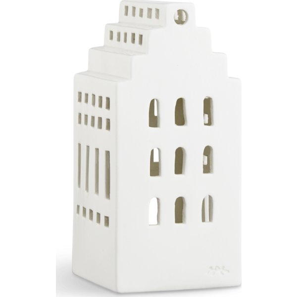 Kähler Urbania Lyshus Herregård H17cm, hvid
