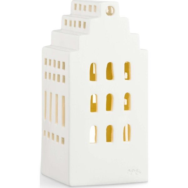 Kähler Urbania Lyshus Herregård H17cm, hvid