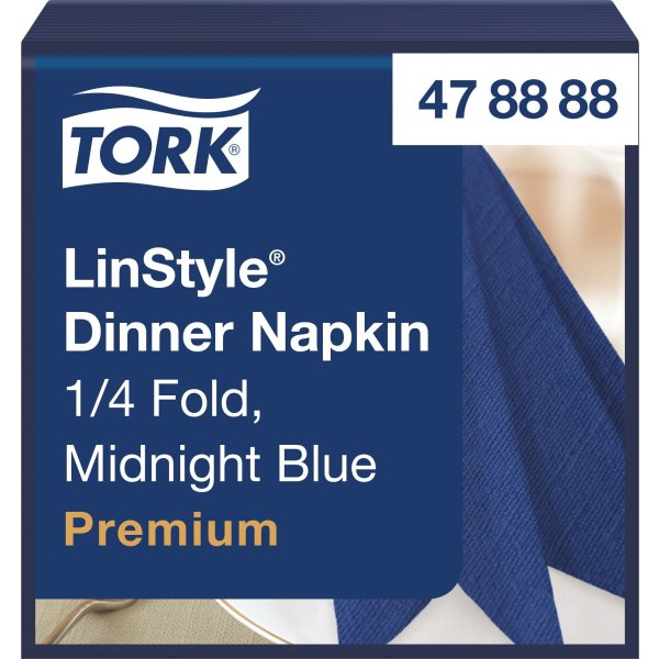 Tork Linstyle Middagsserviet, Mørkeblå, 50 stk.