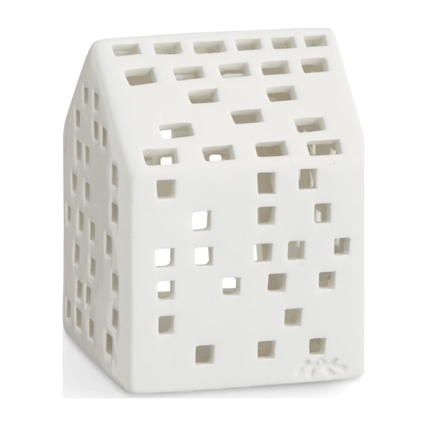 Kähler Urbania Lyshus Klassisk H9,5 cm, hvid