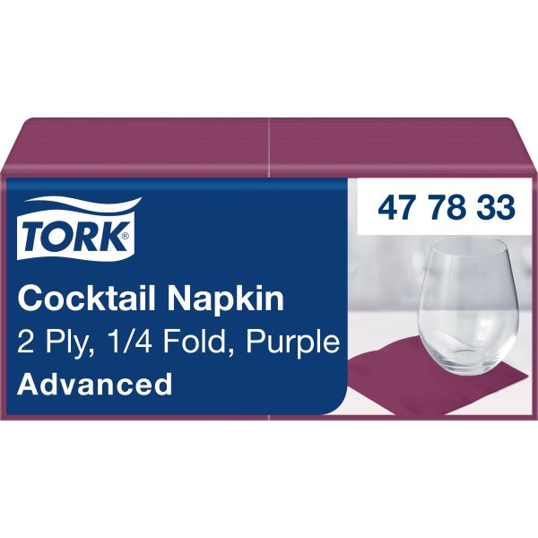 Tork Kaffeserviet, 2-lag, Lilla, 200 stk.