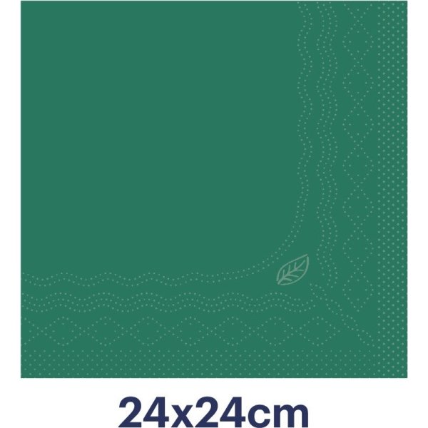 Tork Kaffeserviet, 2-lag, Mørkegrøn, 200 stk.