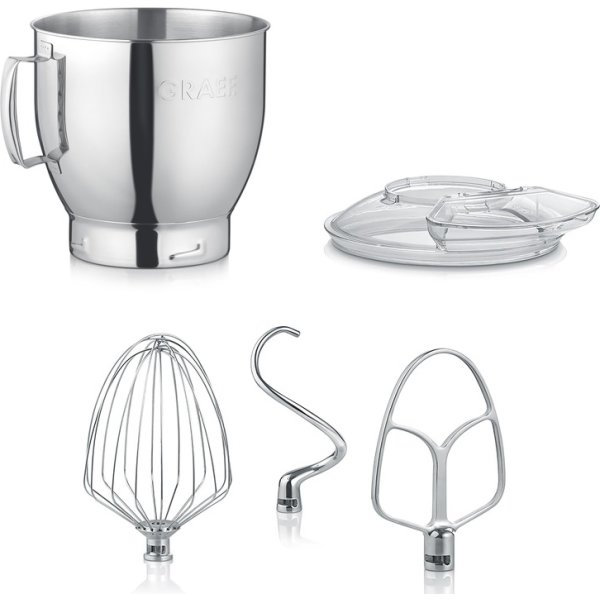 Graef Køkkenmaskine - KM7016EU grå 7 L 800 Watt