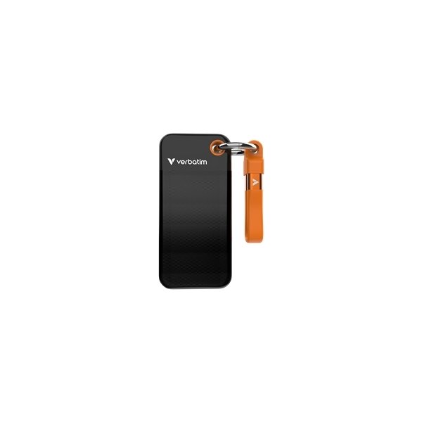 Verbatim USB nøglering 3.2 Gen 2 512GB, sort