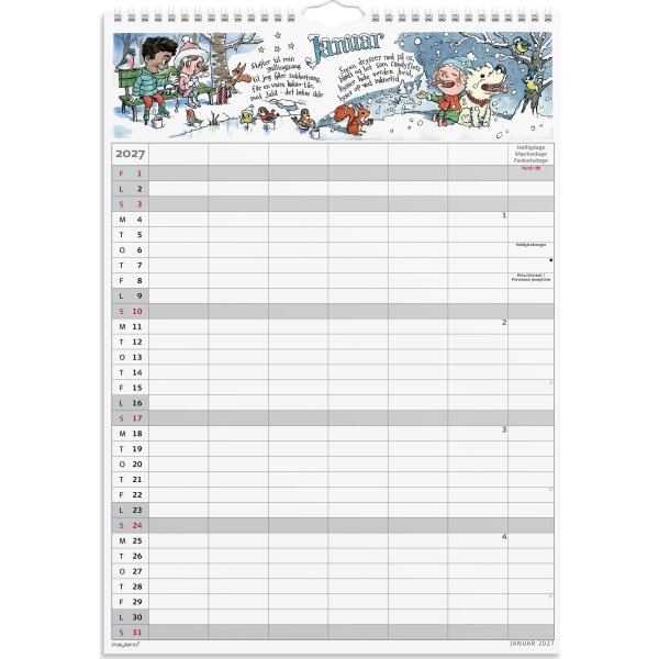 Mayland 26/27 Familiekalender, Dickmeiss/Scherfig