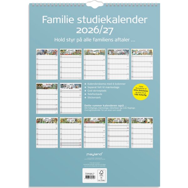 Mayland 26/27 Familiekalender, Dickmeiss/Scherfig