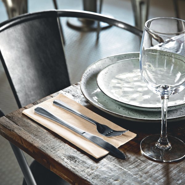 Tork Middagsserviet, 1/8, 2-lag, Natur, 150 stk.