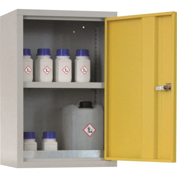 Kemivægskab t/vandskadelige stoffer, 400x300x600mm