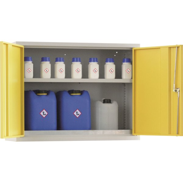 Kemivægskab t/vandskadelige stoffer, 800x300x600mm