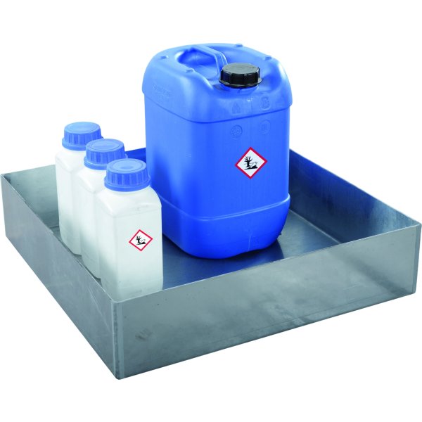 Hyldebakke til kemiskab, 500x500 mm.