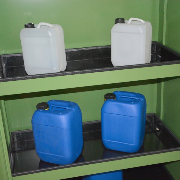 PE indsats til bundkar til kemiskab, 1200x500mm