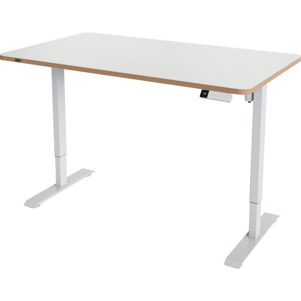 Leitz Ergo sidde-/ståbord 140x80 cm, hvid