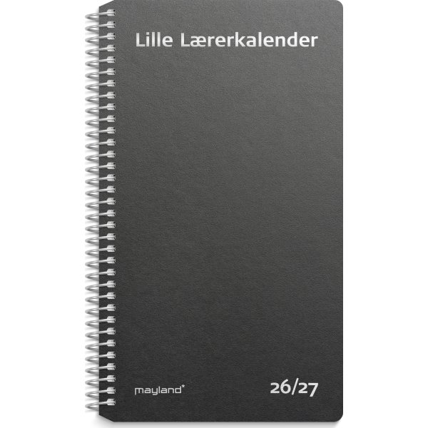 Mayland 26/27 Lærerkalender Lille, sort