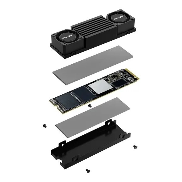 PNY Krypteret Hukommelseskort- CS3150 - 2 TB - SSD