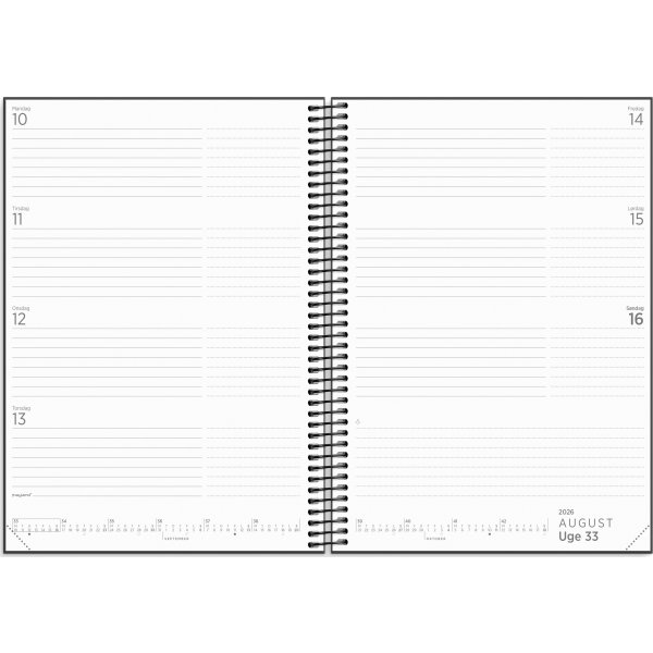 Mayland 26/27 Kalender, Organizer & Notes, sort