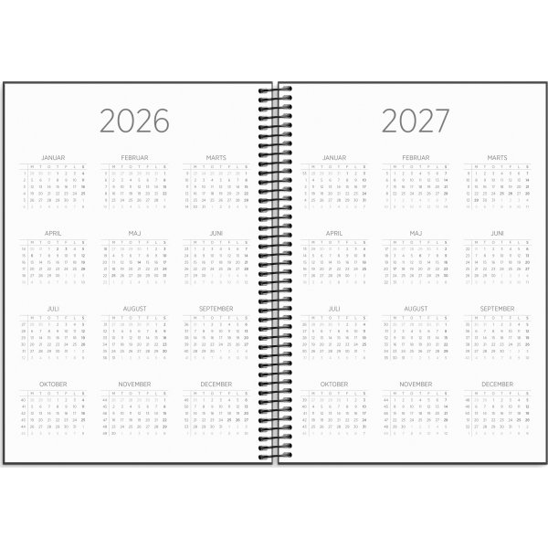 Mayland 26/27 Kalender, Organizer & Notes, sort