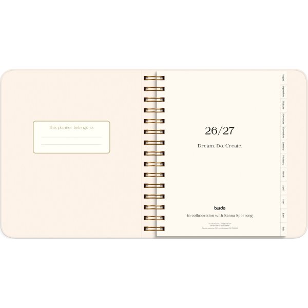 Mayland 26/27 Kalender, Life Planner P. Flowers