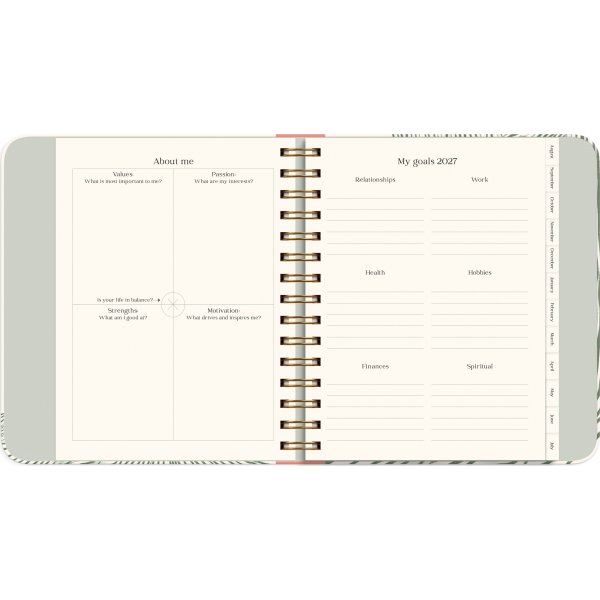 Mayland 26/27 Kalender, Decor Green Flow