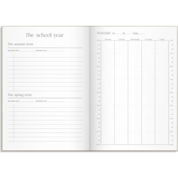 Mayland 26/27 Kalender, Student Planner