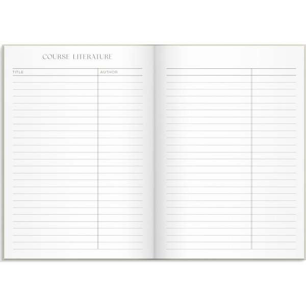 Mayland 26/27 Kalender, Student Planner