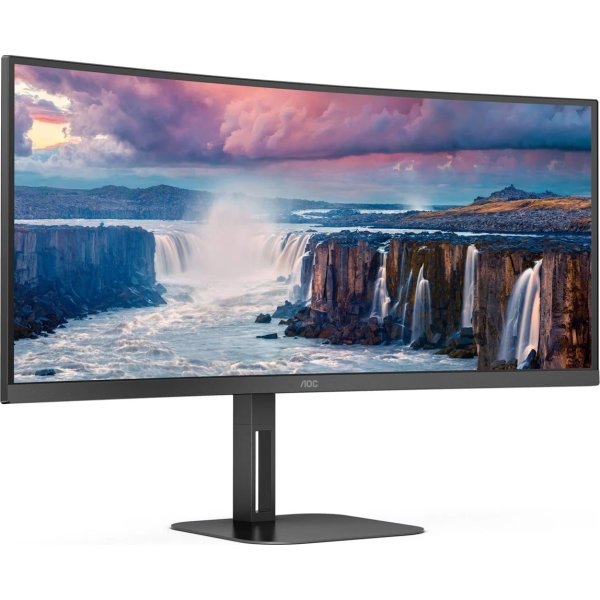 AOC skærm - 34", CU34V5C - 3440x1440 UWQHD 100Hz
