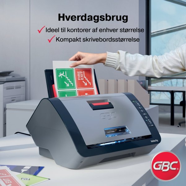 GBC Lamineringsmaskine Velocity-A4 semi-auto