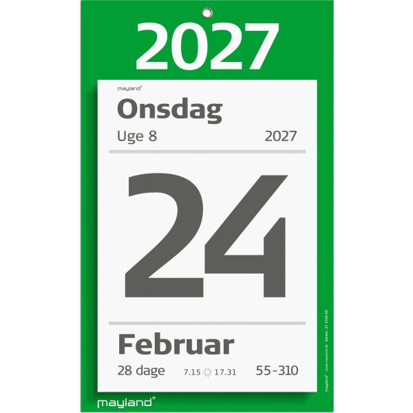 Mayland 2027 Afrivningskalender, kæmpe
