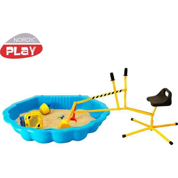 NORDIC PLAY Gravemaskine, gul