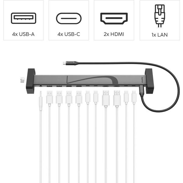 Hama Dockingstation USB-C 12 Porte