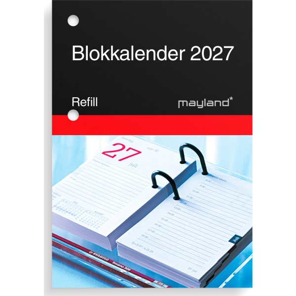 Mayland 2027 Blokkalender refill