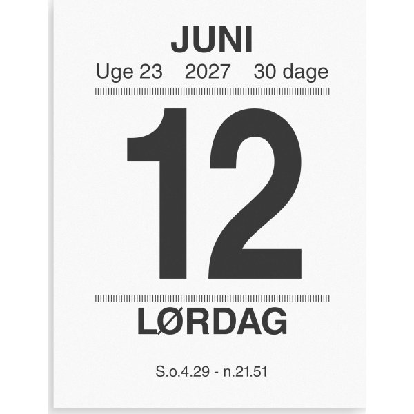 Mayland 2027 Broderikalender